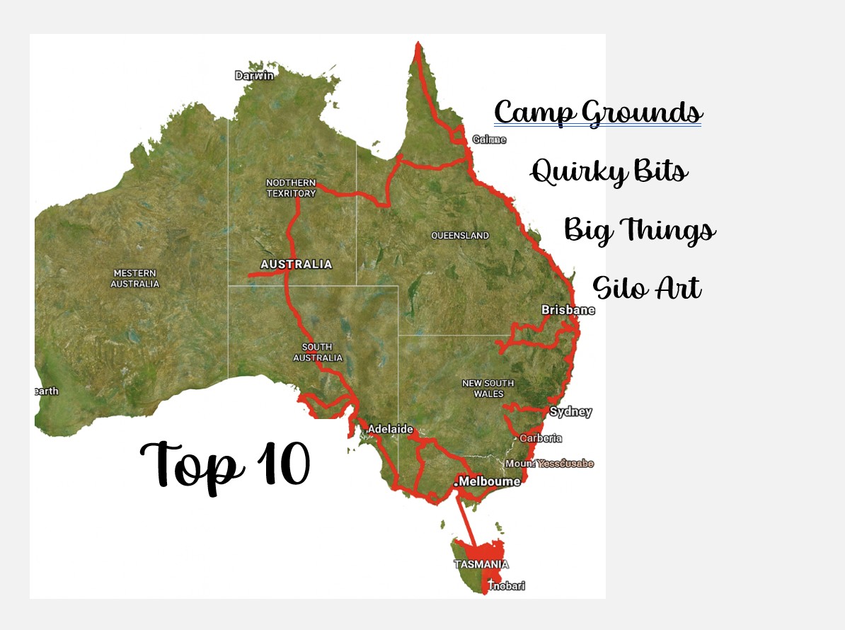 15 Months On The Road – Our Favourite Big Things, Camping Sports, Silo Art and Quirky Things